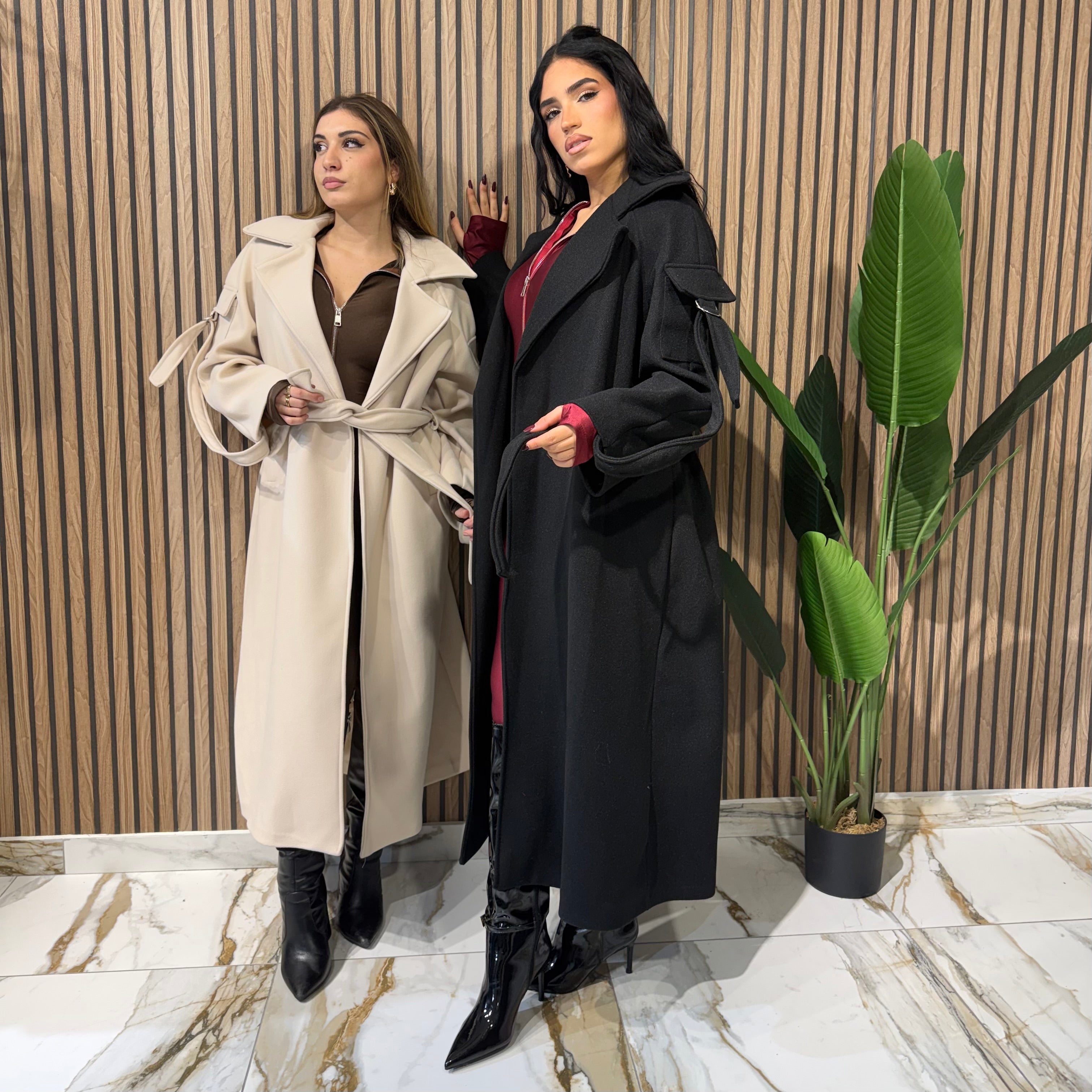 CAPPOTTO CON CINTURA