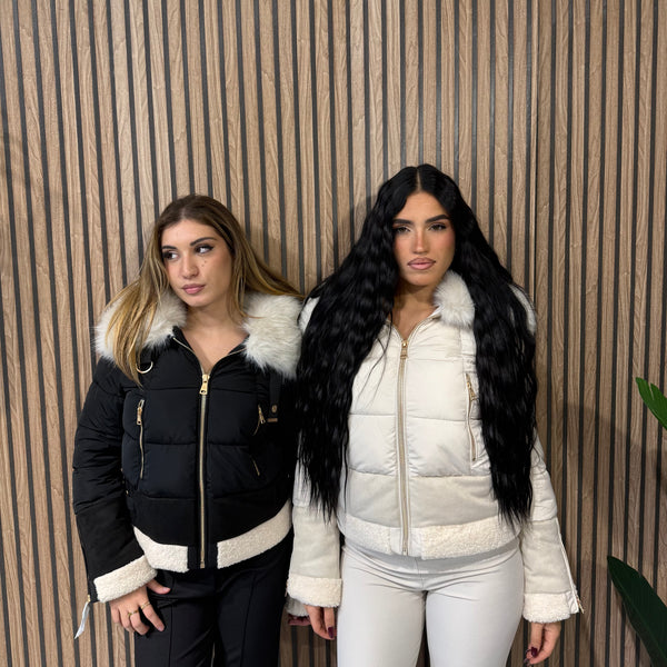 PIUMINO COLLO IN PELLICCIA