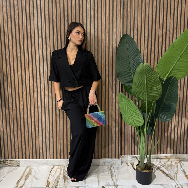 Coordinato giacca crop