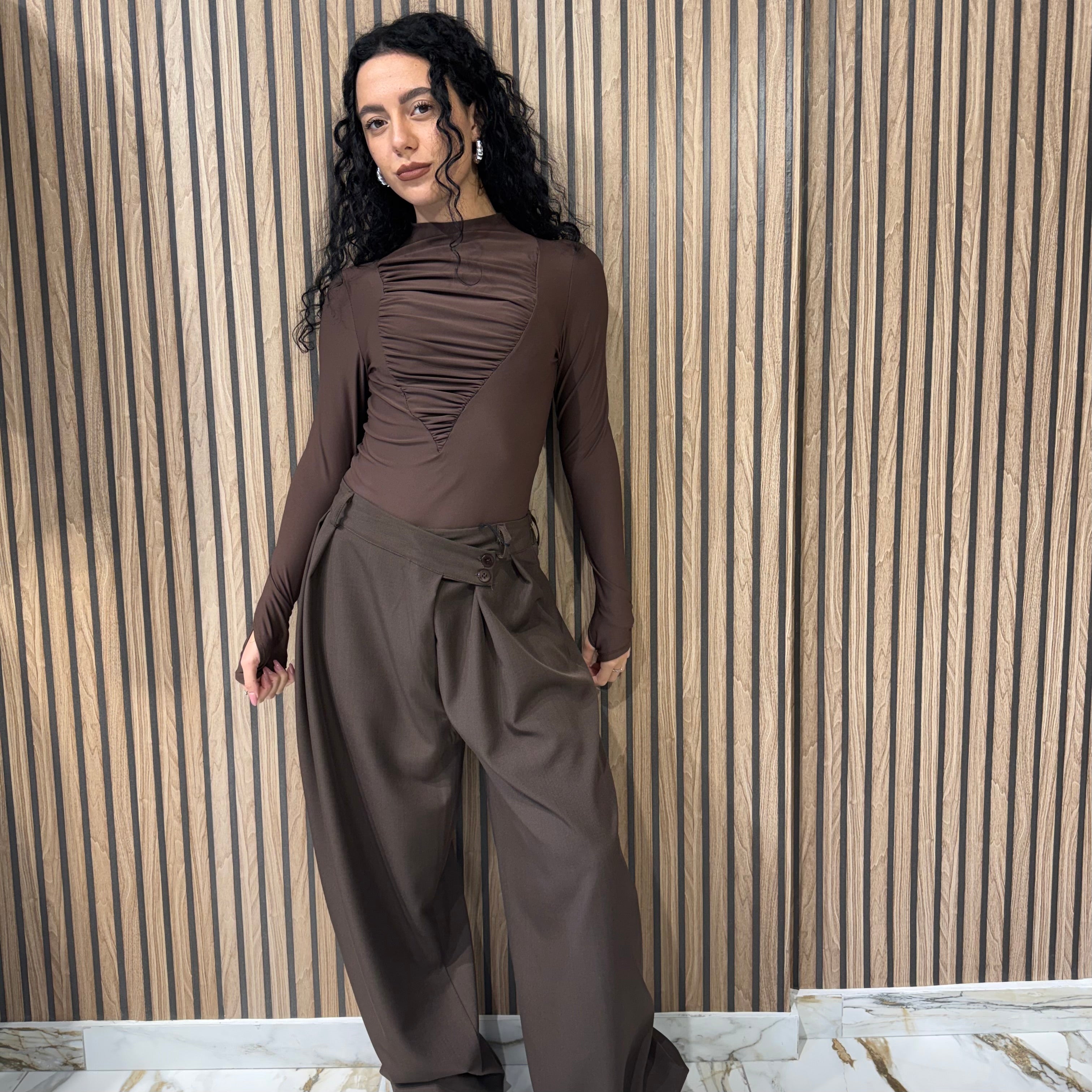 Pantalone fondo ampio